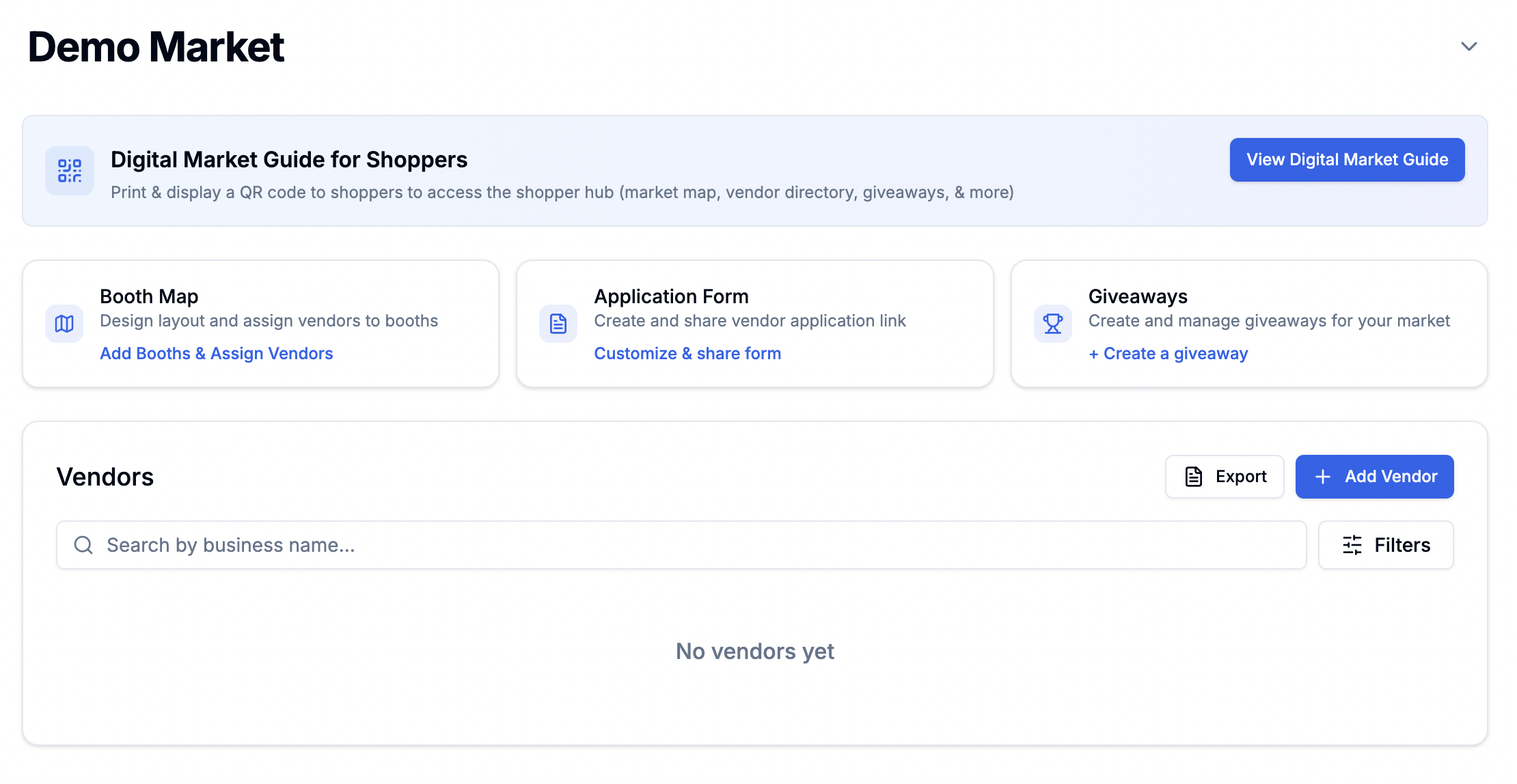 Quickstart - Seen Markets